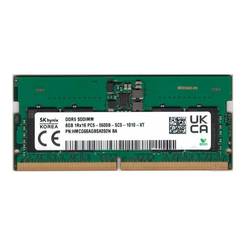Memoria de Notebook SK Hynix 8GB 1Rx16 DDR5 PC5-5600B Mhz 1.1V OEM